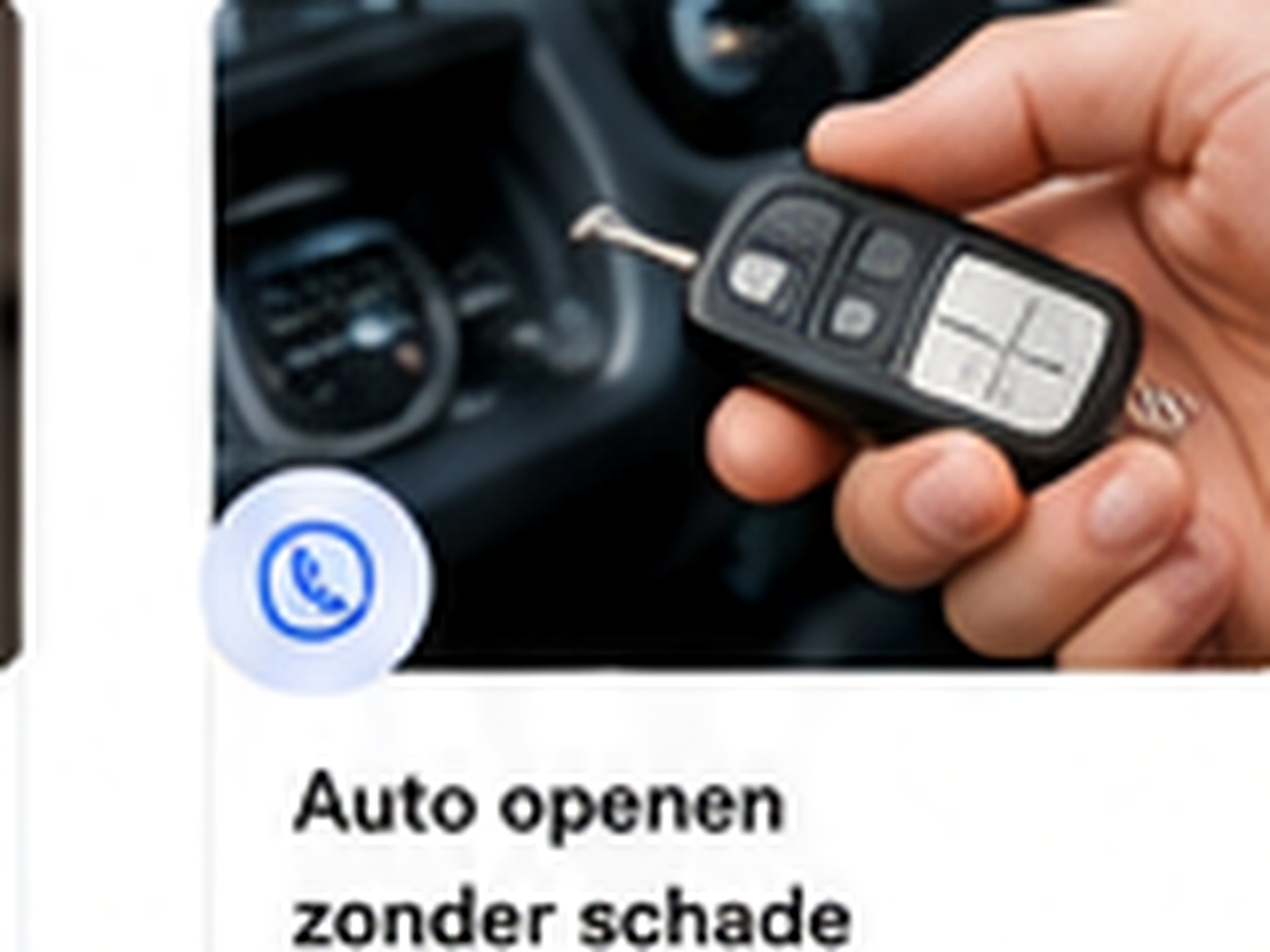 Auto openen zonder schade - Slotenmaker Mobiel Antwerpen